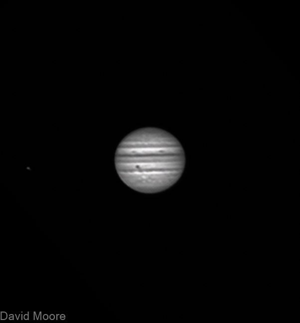 Jupiter and red spot
