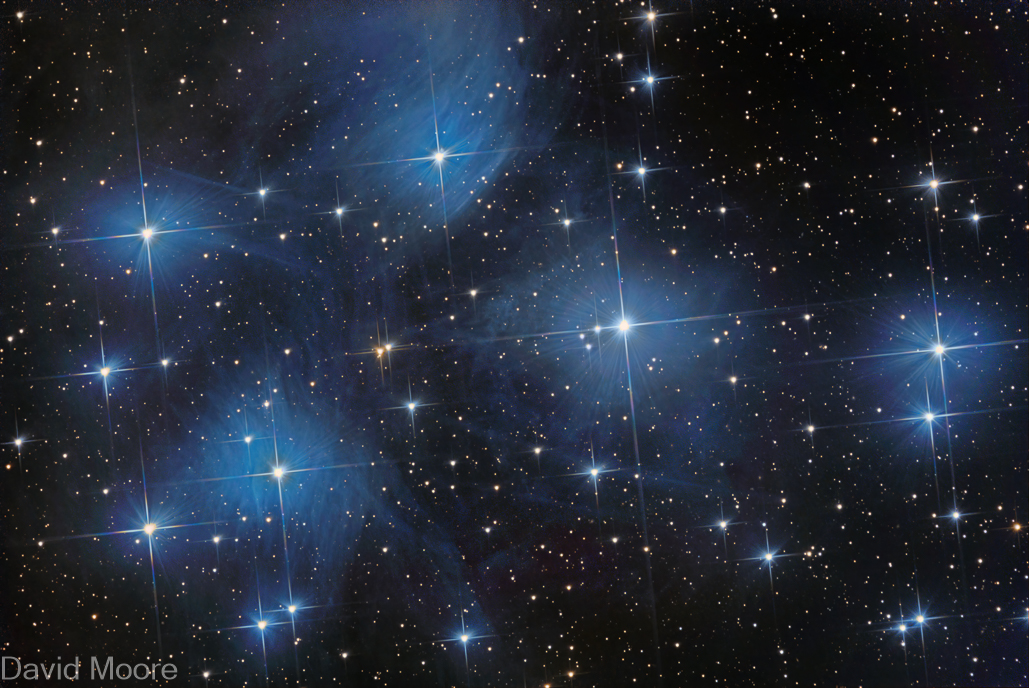 M45 The Pleiades with astronomical camera