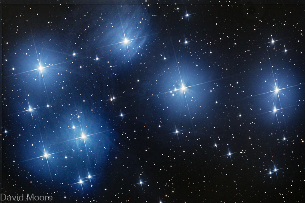 M45 The Pleiades with full frame Sony A7III